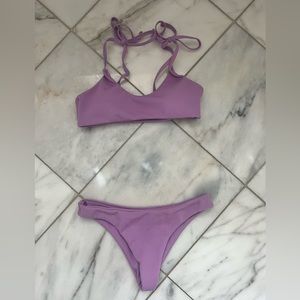 Purple bikini